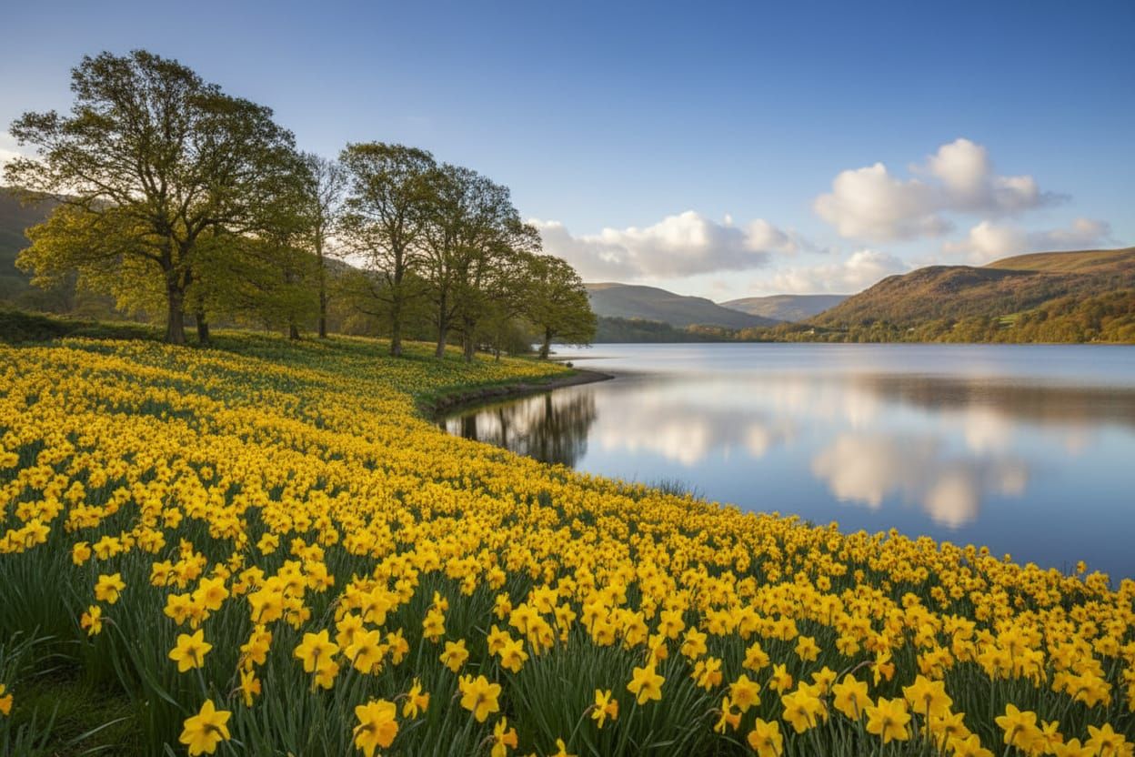 A host, of golden daffodils;