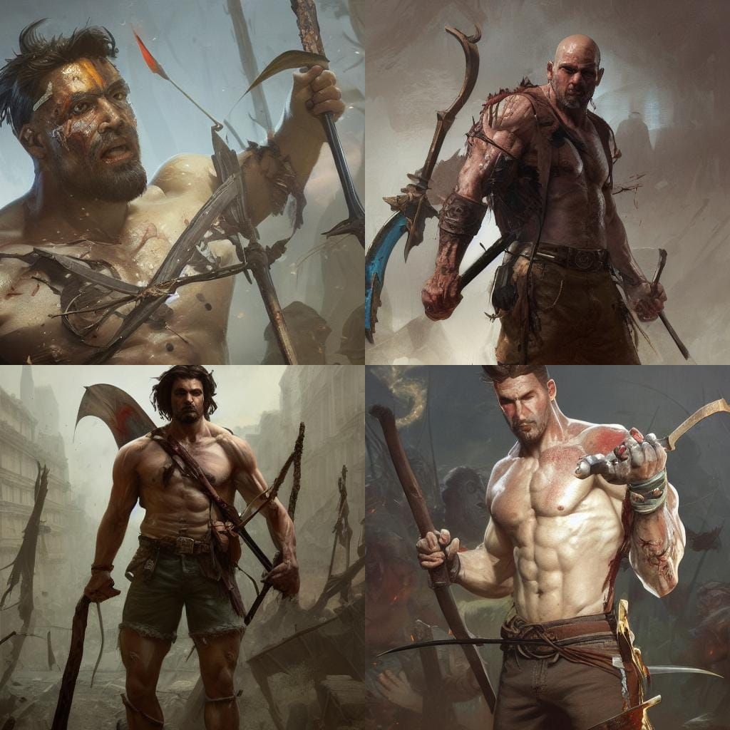 Vampire Hunter Portrait in Hyperdetailed Style