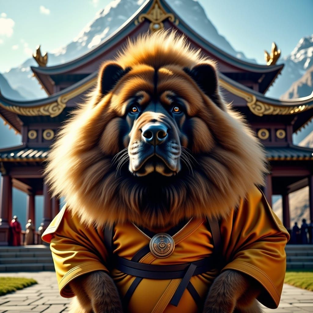 Has the dog the Buddha nature? Look at him, I bet he does!!!