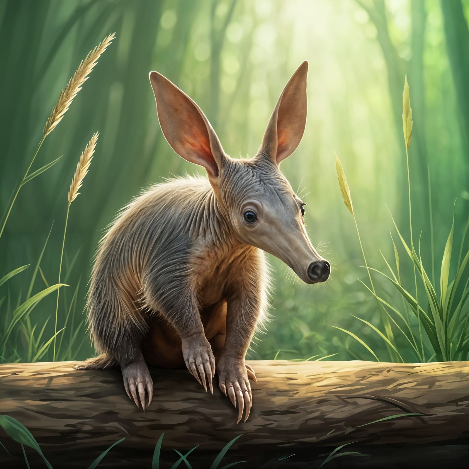 Adorable Aardvark on an Adventure