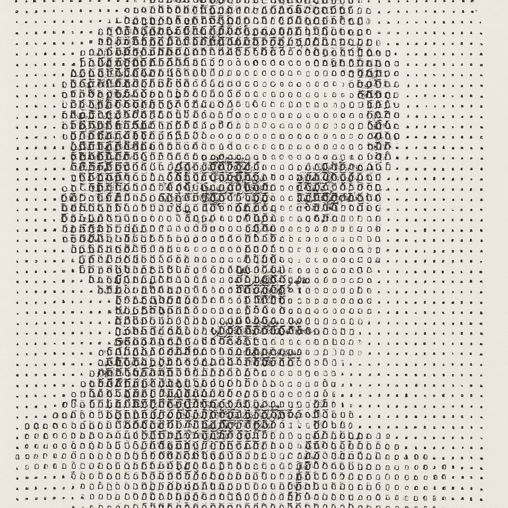 Typographic Portrait - Electric Typewriter