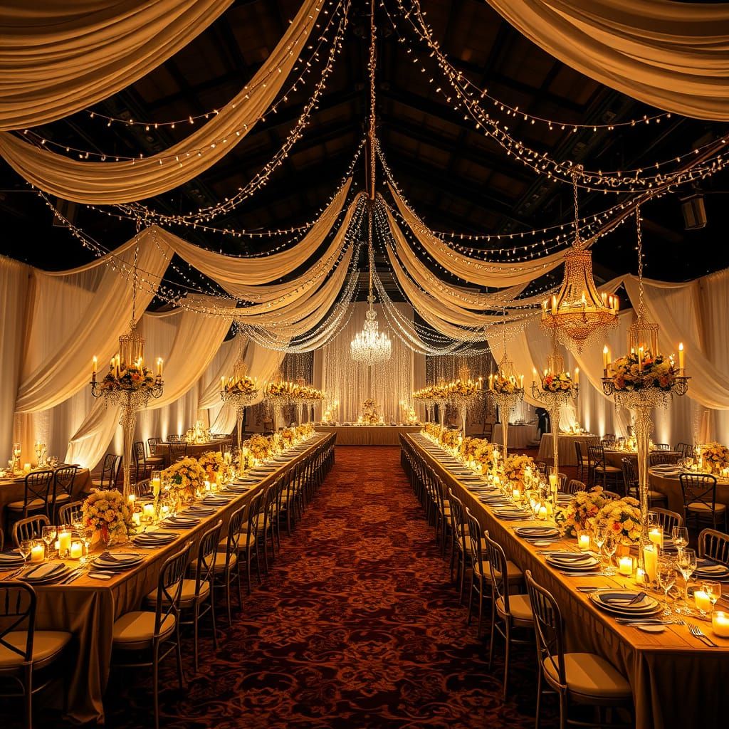 Whimsical Baroque Wedding Wonderland in Golden Light