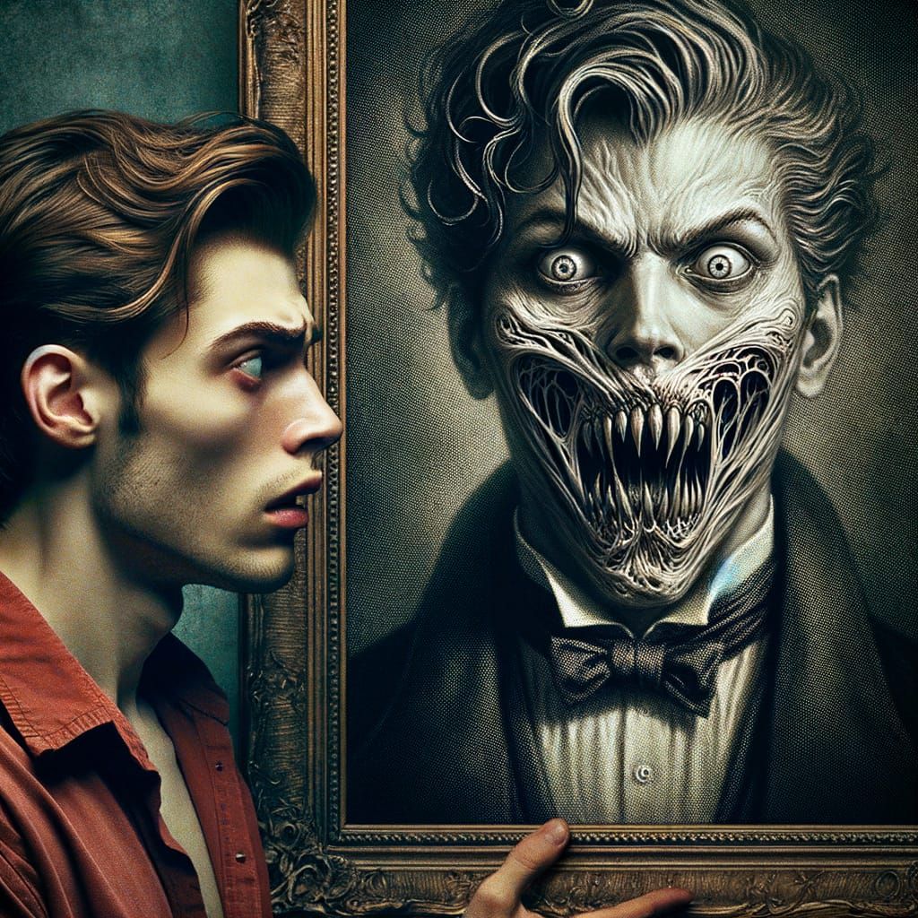 Terrifying Portrait Reveals Man's Inner Horror