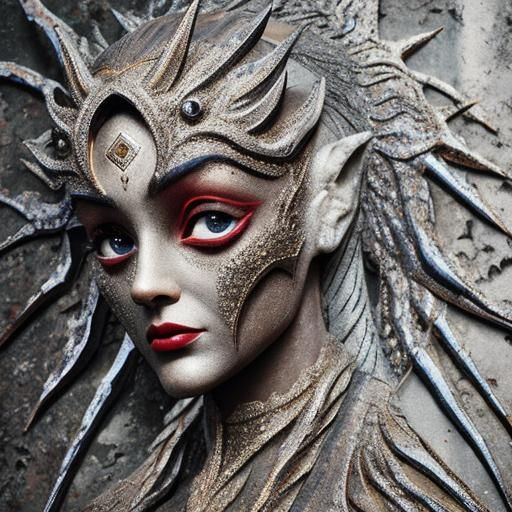 Vibrant Hyperrealistic Scene in Hypermodern Style