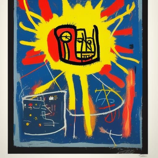 Big Bang by Basquiat: Pop Art in Digital Style