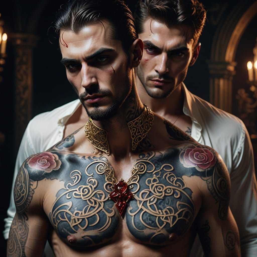 Vampire's Dark Descent into Seduction