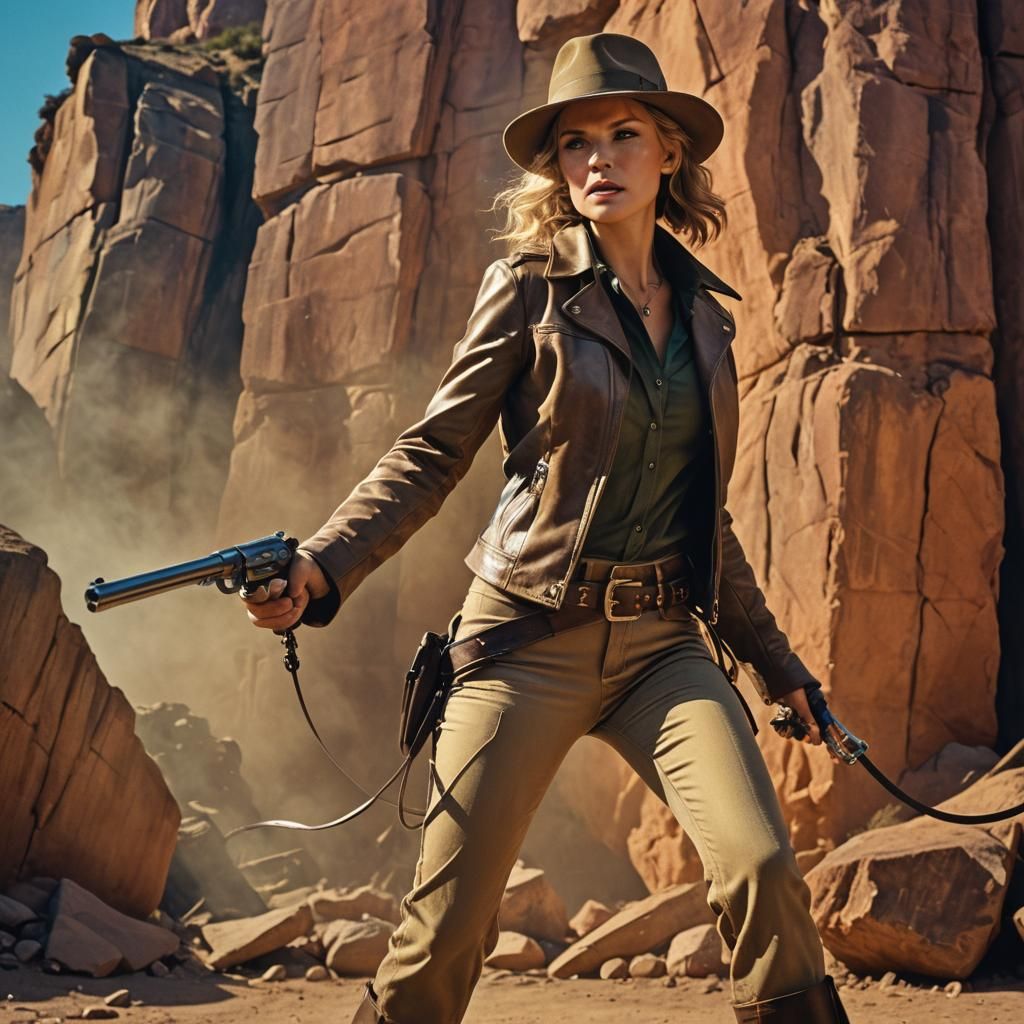 Dr. Henrietta Jones: Action-Adventure Movie Poster