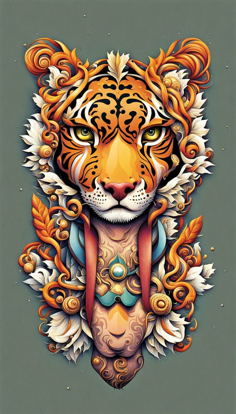 The Digit Zero as AI Art