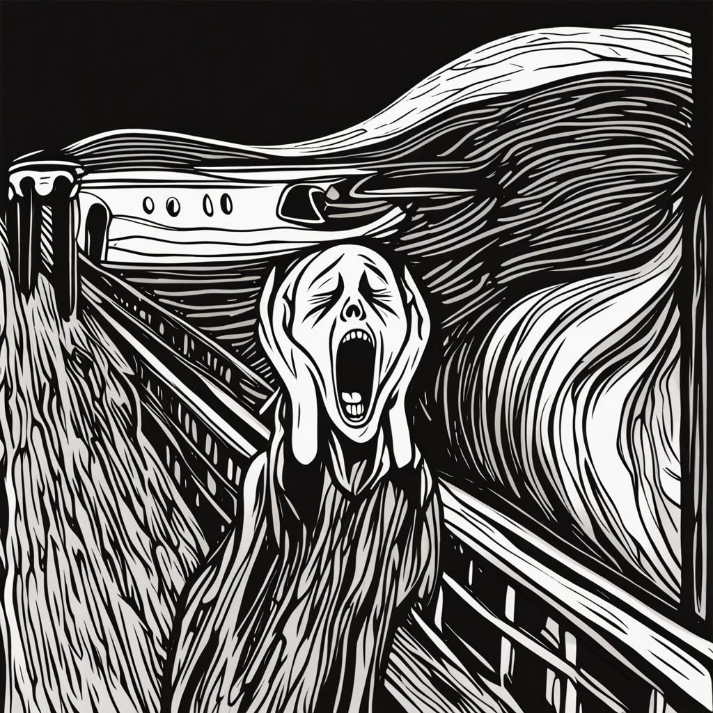 Visceral Scream Captured by AI