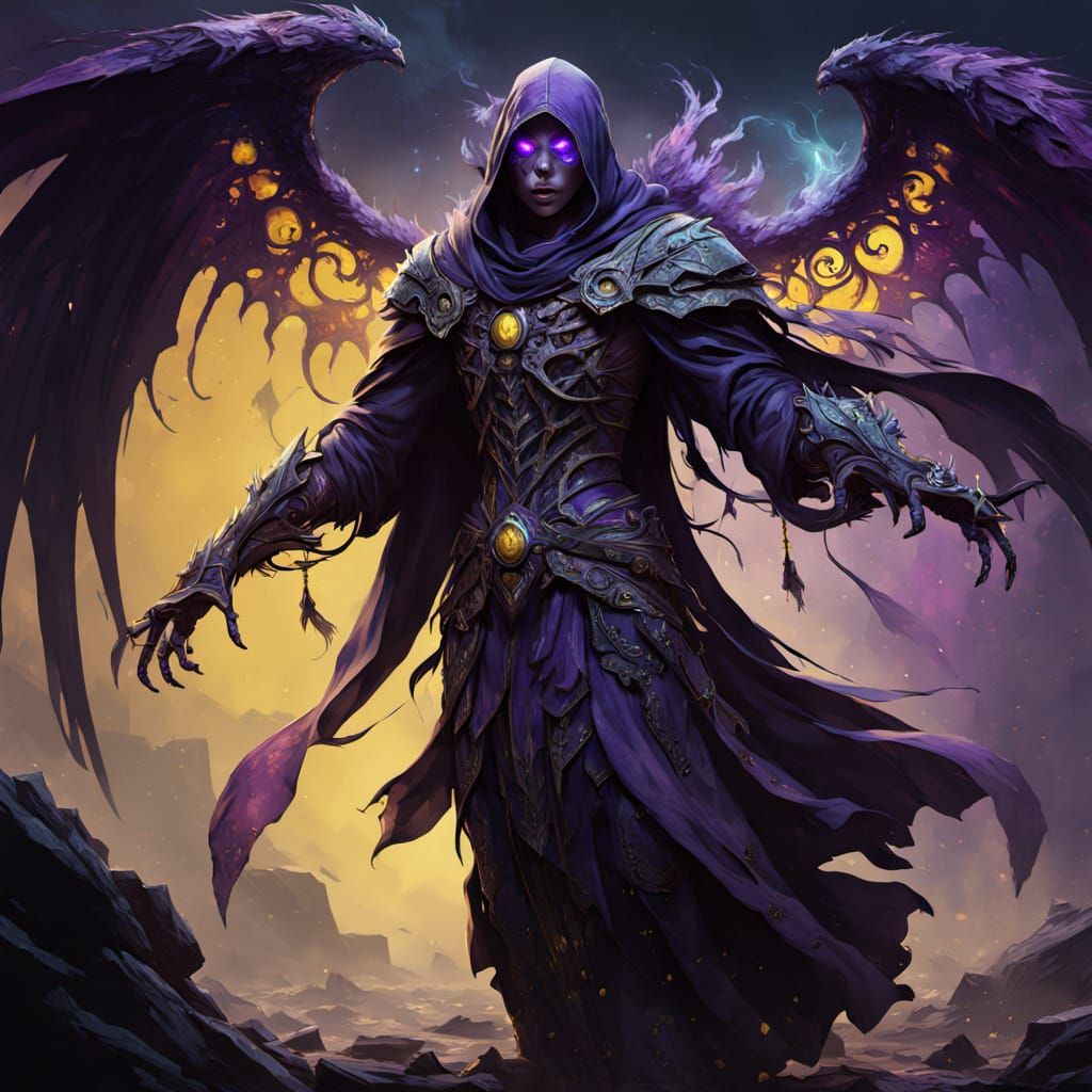 Celestial Undead Hybrid Drifts Through Haunting Skies