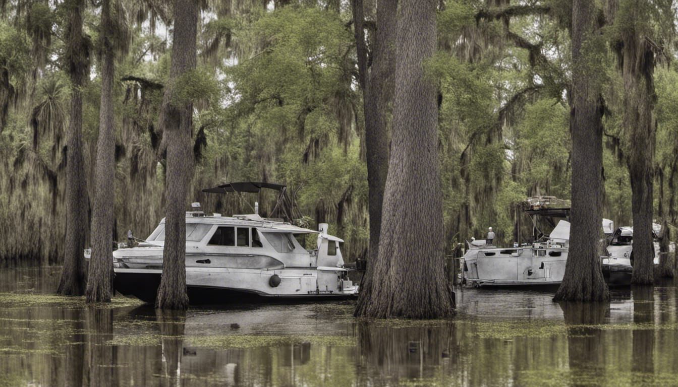 Louisiana Scene Generated by AI