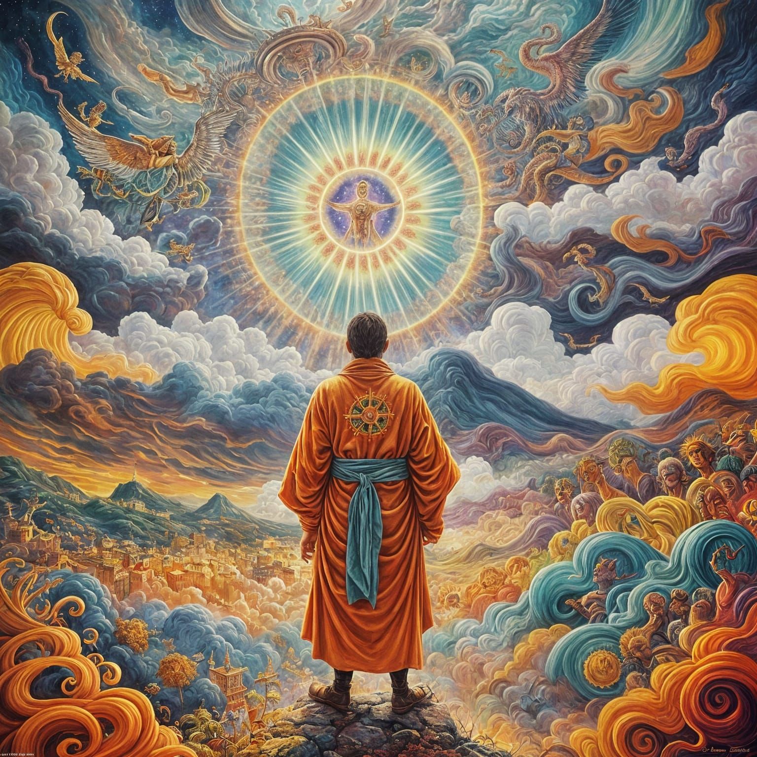 Divine Psychedelic Battle with San Benito's Protection