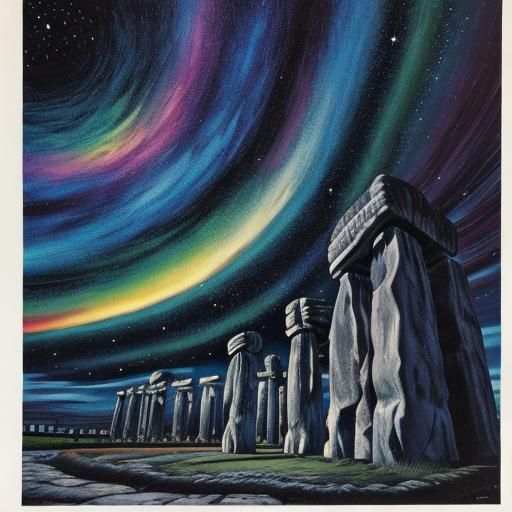 Vibrant Night in Hyperdetailed Manga Style