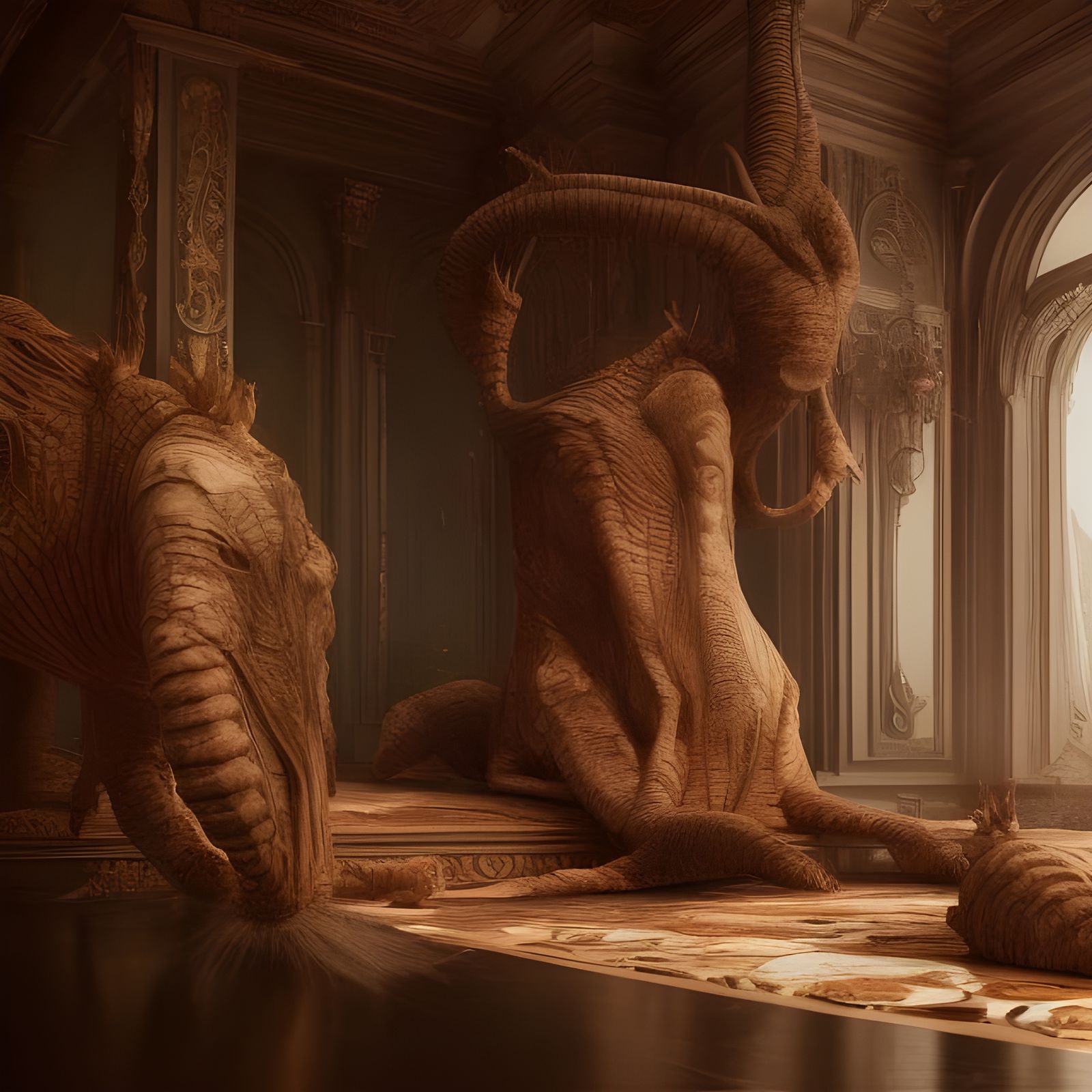 Intricate Creatures in Hyperrealistic Octane Render