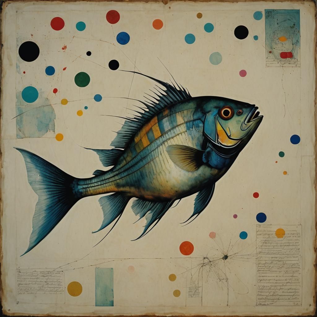 Surreal Album Cover Art: Barrel-Eyed Fish