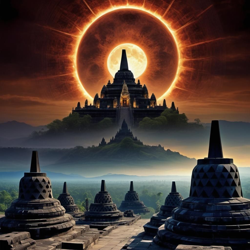 Rahu on Distant Planet during Eclipse