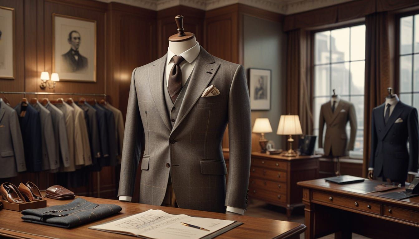 Luxurious Android Tailoring in an Elegant Boutique