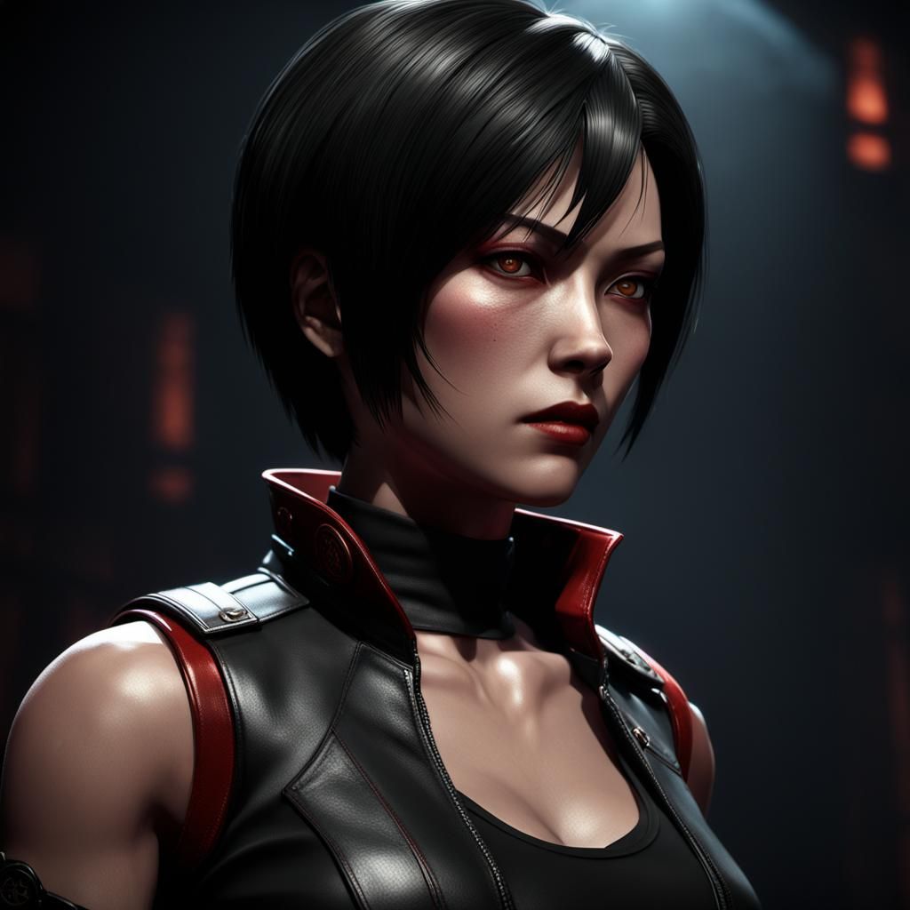 Ada Wong: Bitcoin Fighter in 3D Art Style