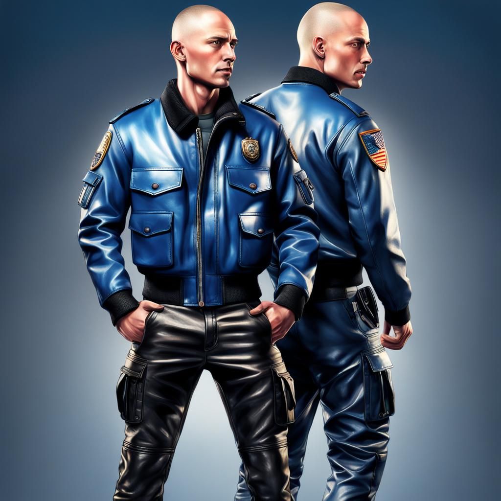 Soldier Arrested by Policeman: Hyperrealistic Concept Art