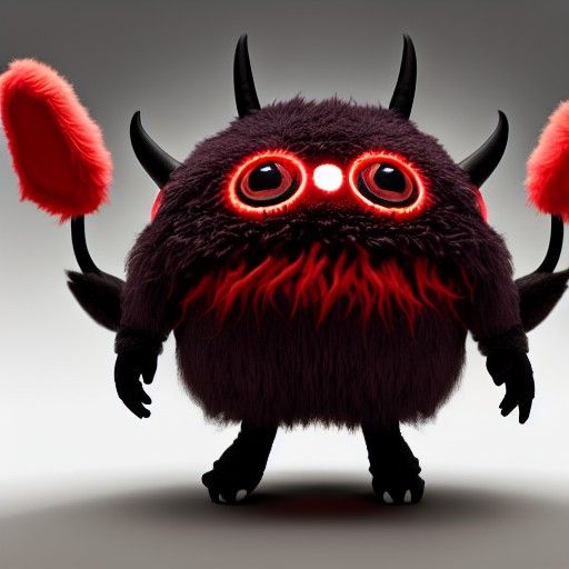 Sinister Anime Abomination with Antelope Horns