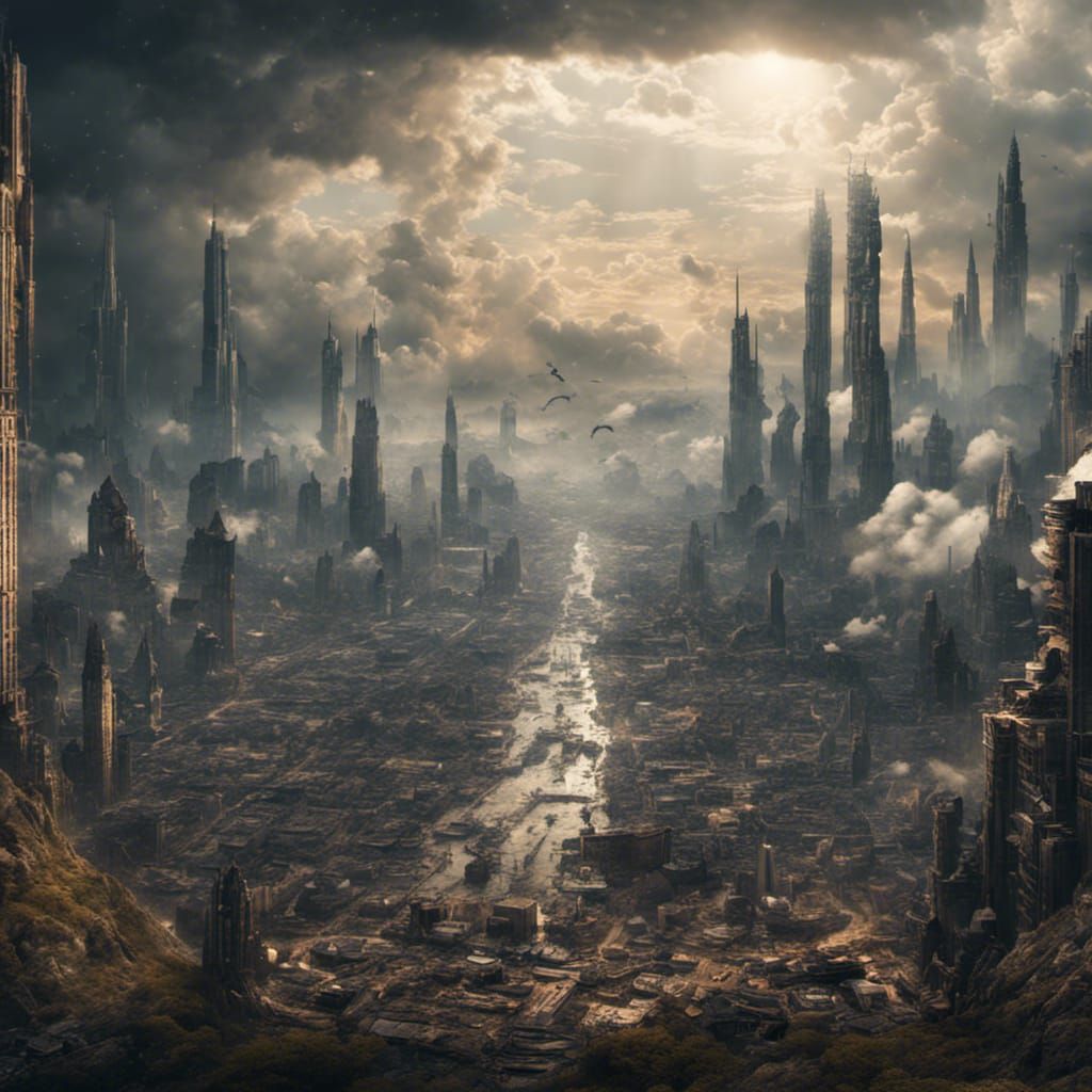 Epic End of the World Digital Painting