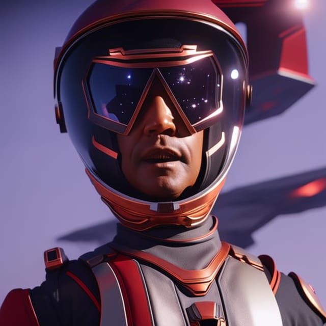 Fashionable Man on Beach: Digital Concept Art