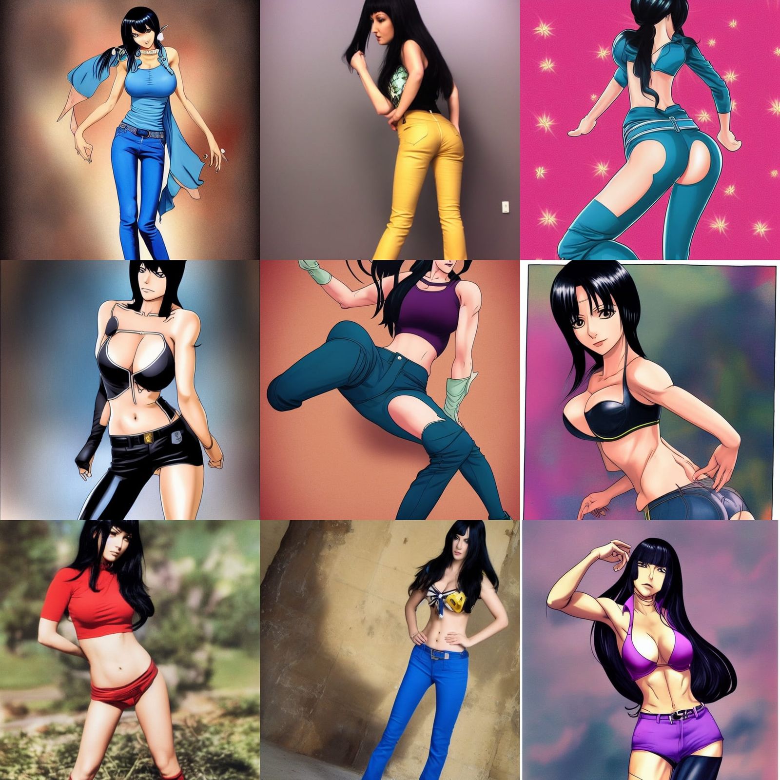 Nico Robin in Tight Pants