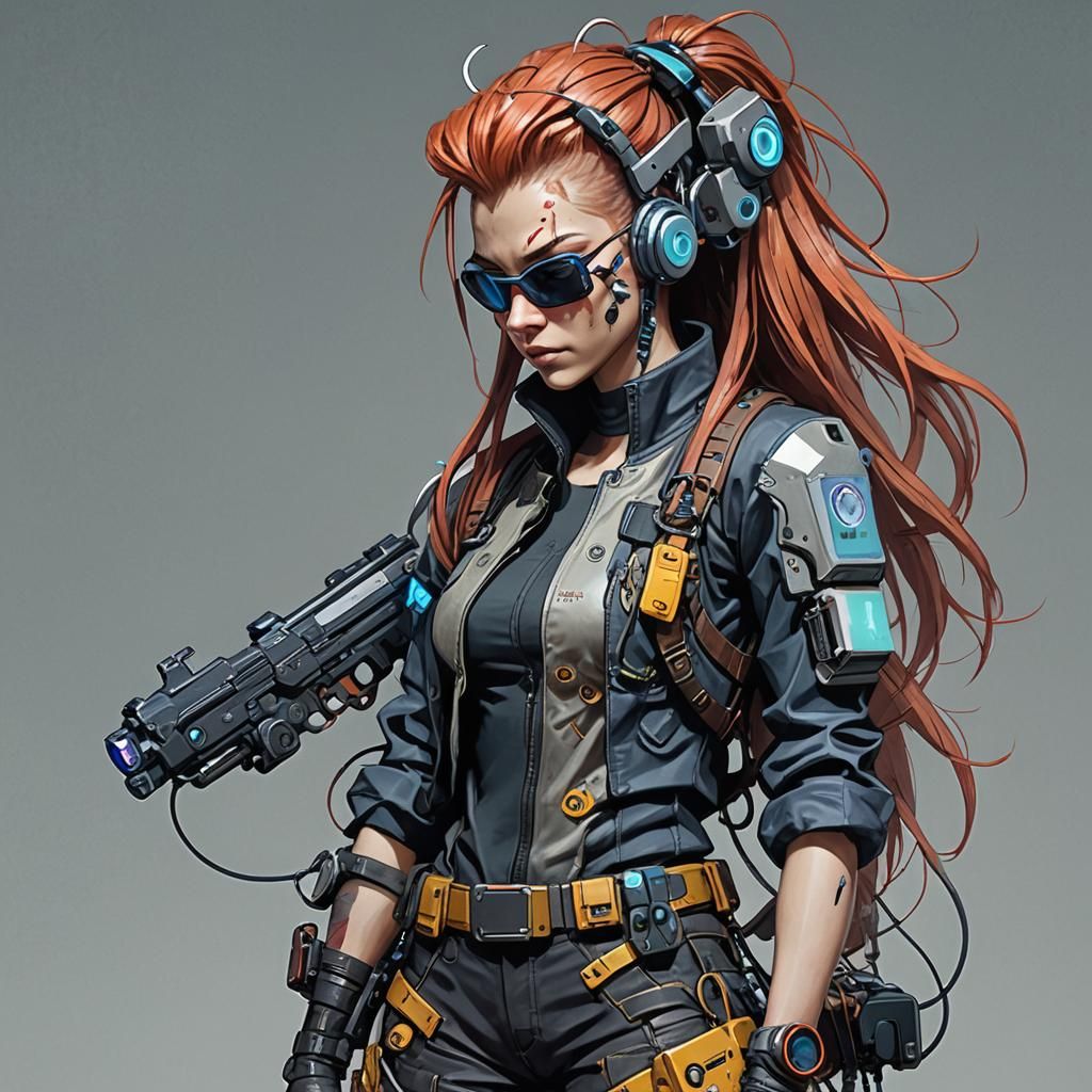 Gadget in Cyberpunk Style