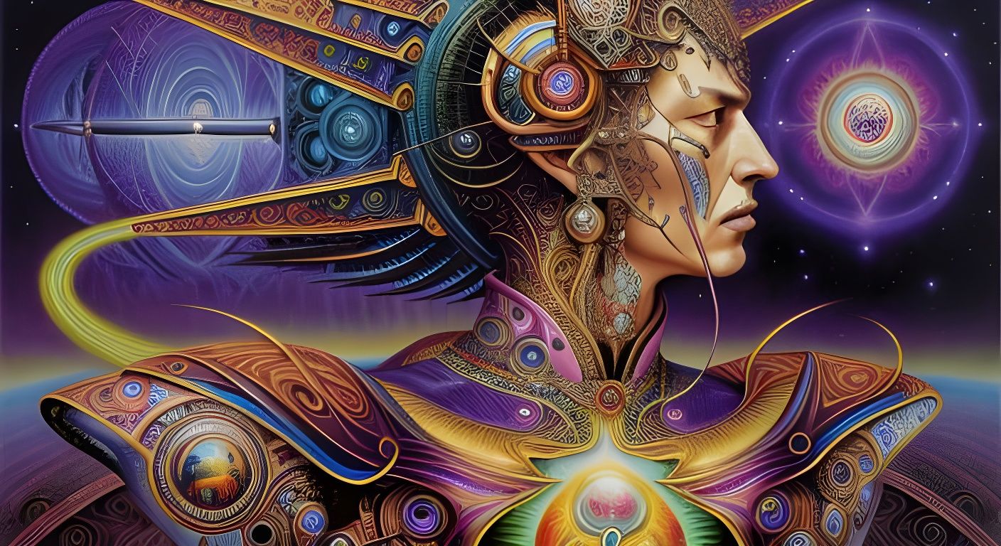 Surreal Psychedelic Concept Art: Motion, Thought, Time