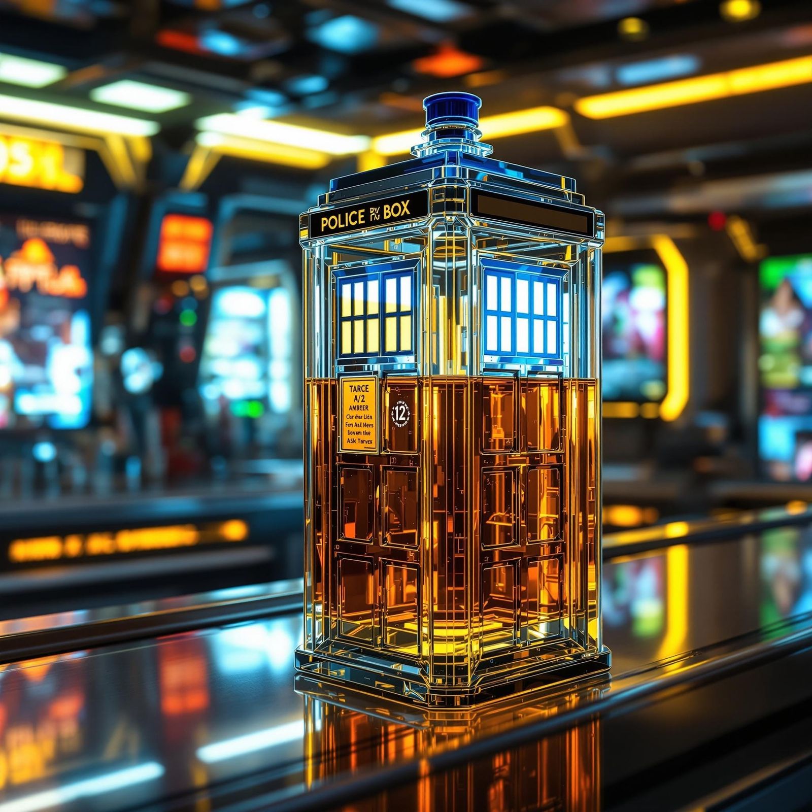Timeless Whiskey in a TARDIS Bottle