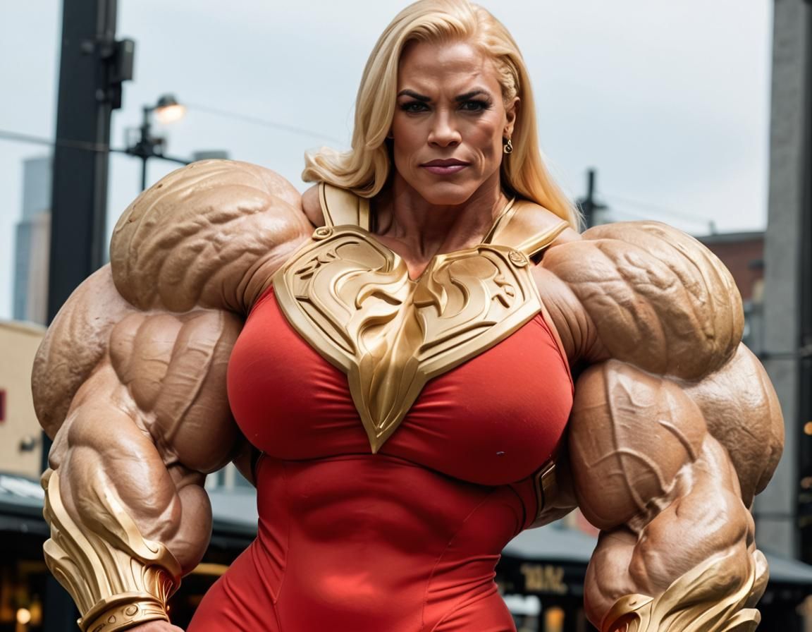 Amazon Bodybuilder in Klingon Armor