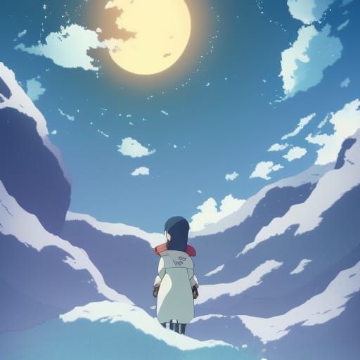 Studio Ghibli Polar Bear in Anime Key Visual