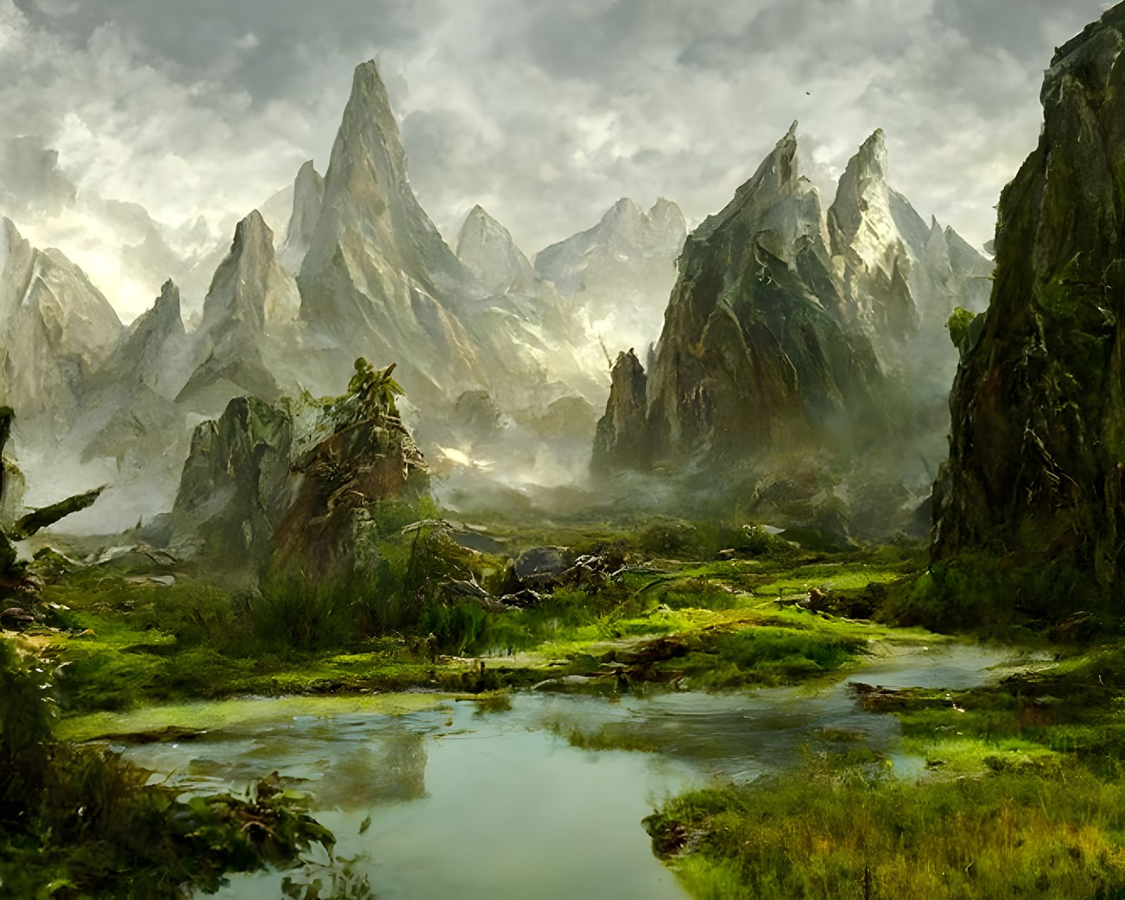 Epic Fantasy Landscape: The Last Wilderness
