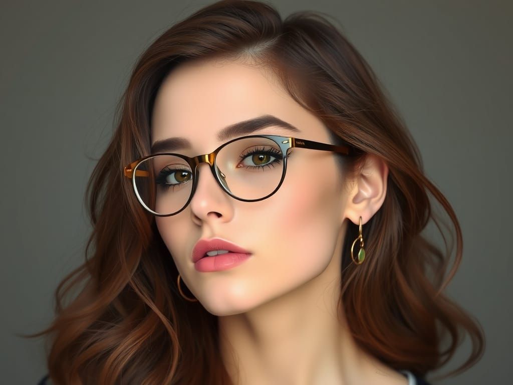 Mysterious Face in a Stormy Weather