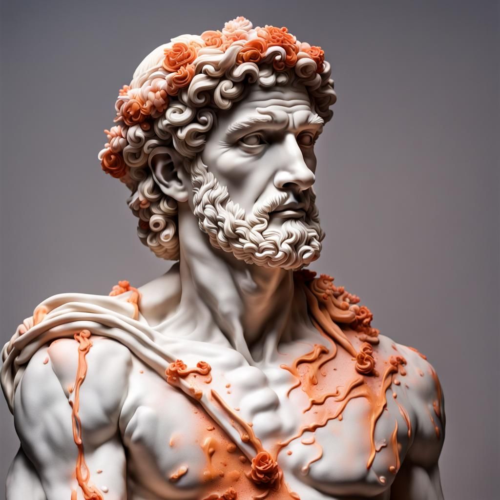 Edible Cake Sculpture of Michelangelo's David
