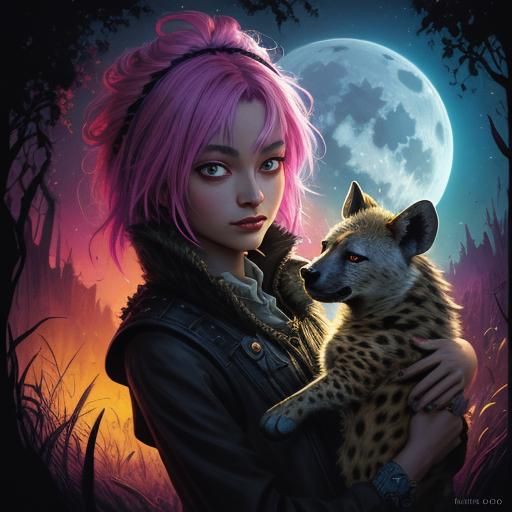 Nala's Savannah Battle: A Dark Fantasy Comic