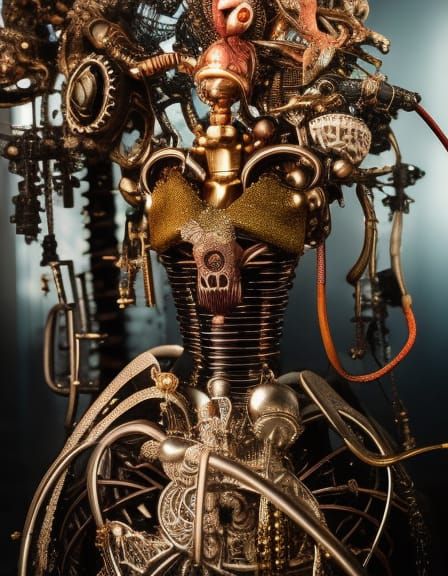 Post-Apocalyptic Wonderland: Biomechanical Heart in Steampun...