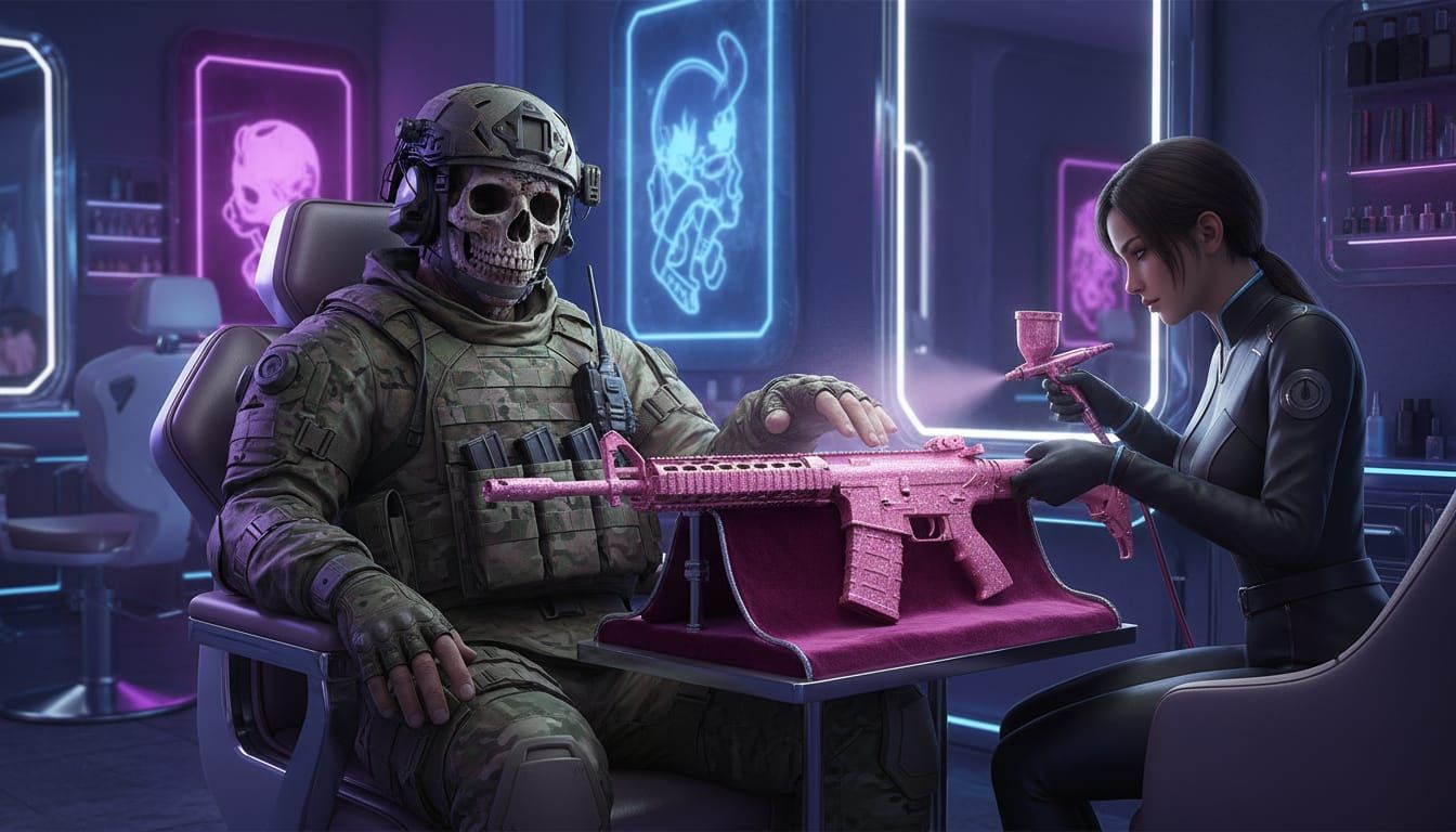 Ghost Operative's Unexpected Beauty Salon Moment