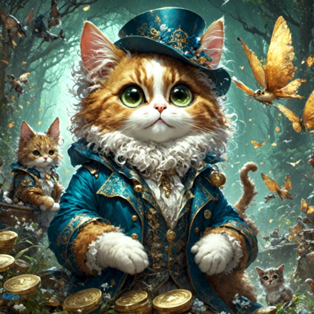 Magical Maine Coon Cats in Ultra Cute Style