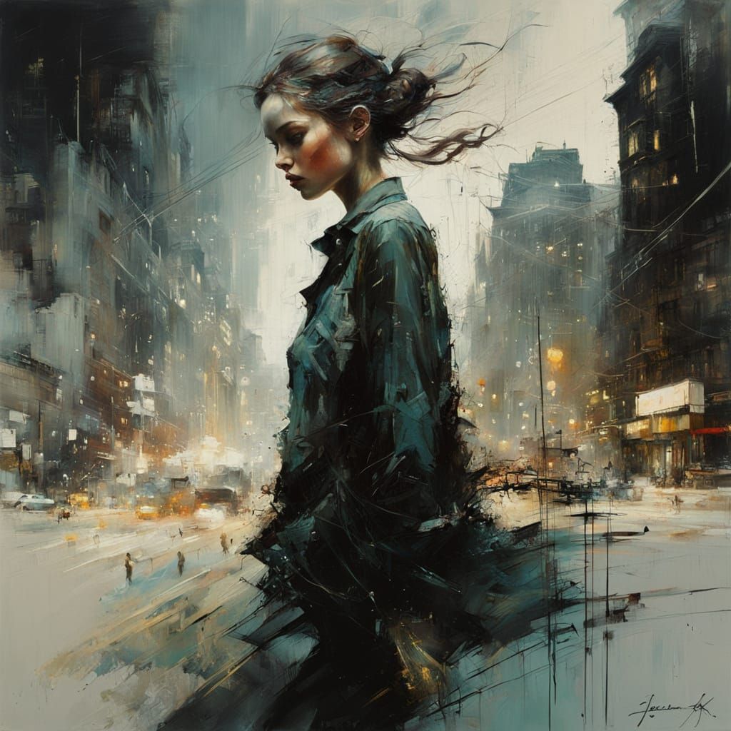 Volumetric Urban Abstraction with Moody Lighting