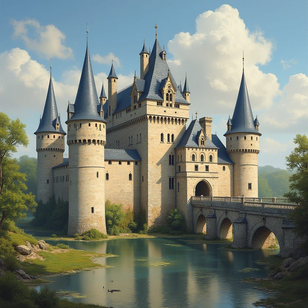 A Majestic French Castle Embodies Historic Grandeur