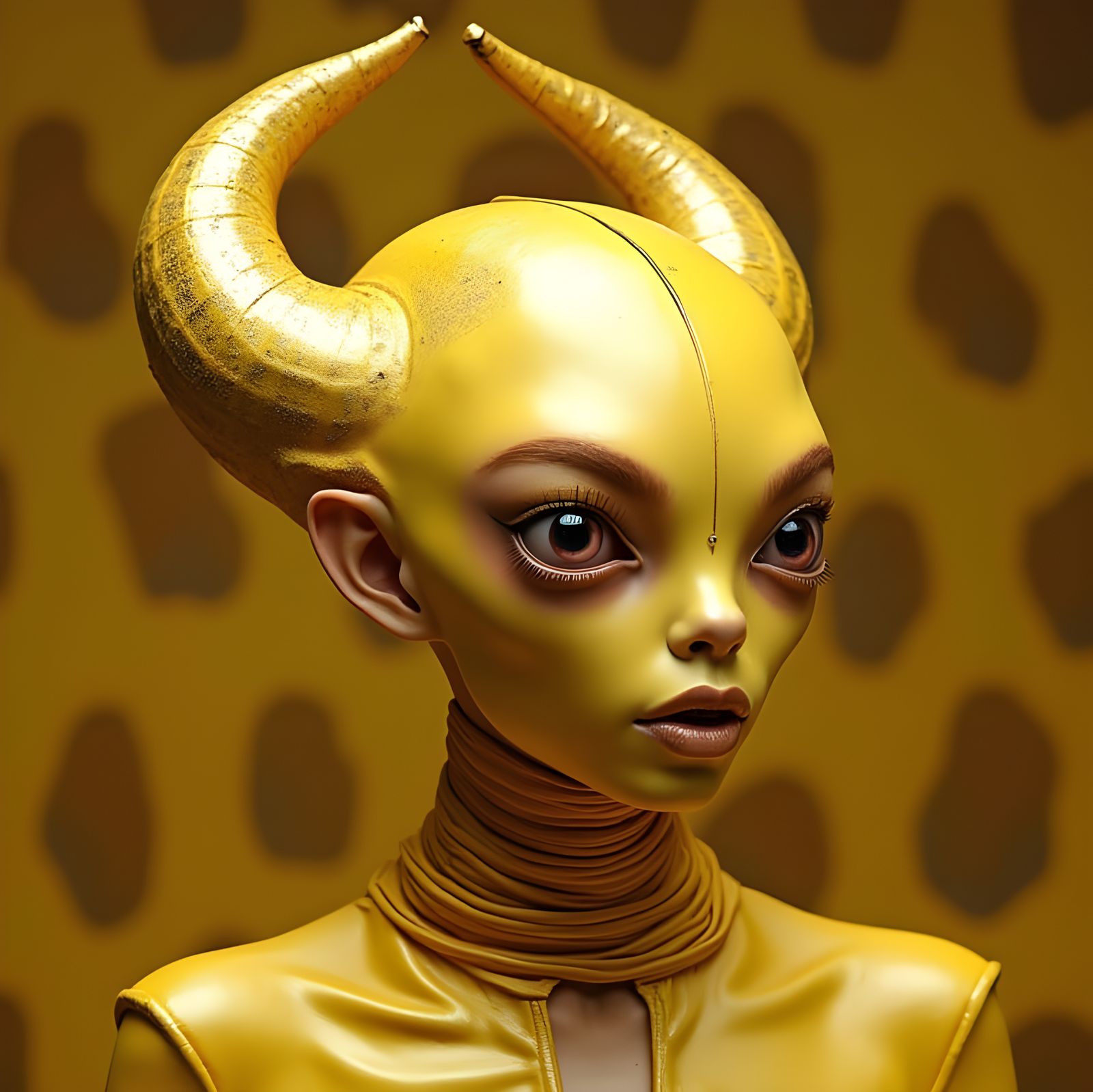 'Aliens of the Rainbow' Fashion Series: Yellow