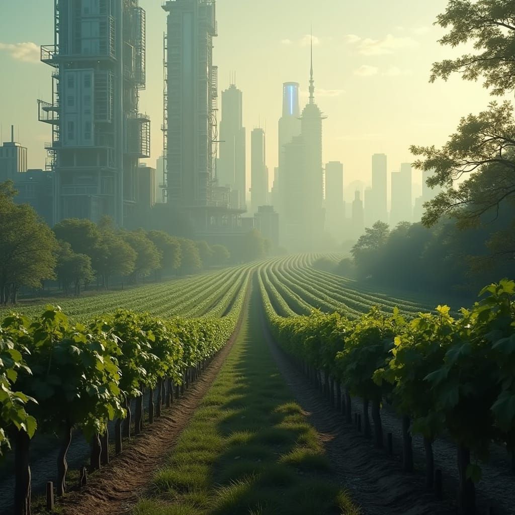 Neon Dreams of Synthetic Harvest