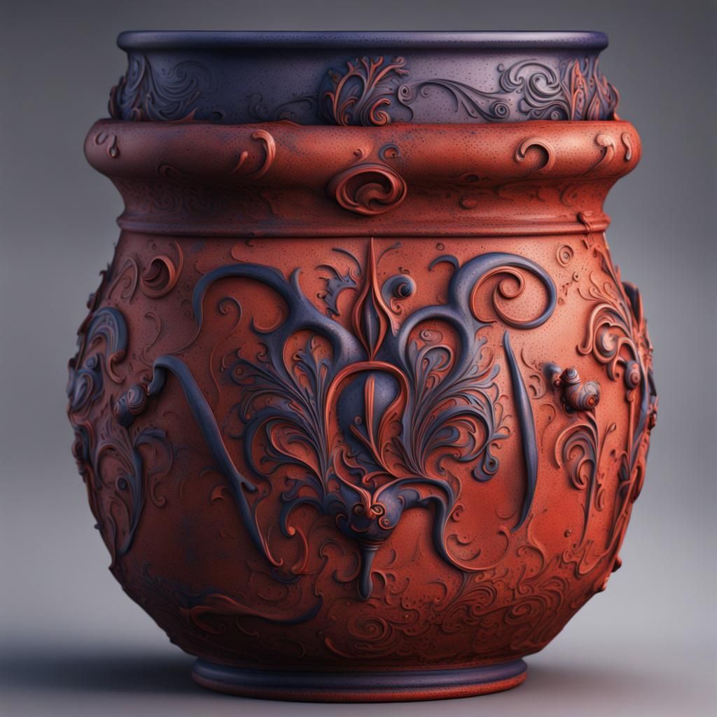 Tim Curry Pottery: Detailed Matte Painting