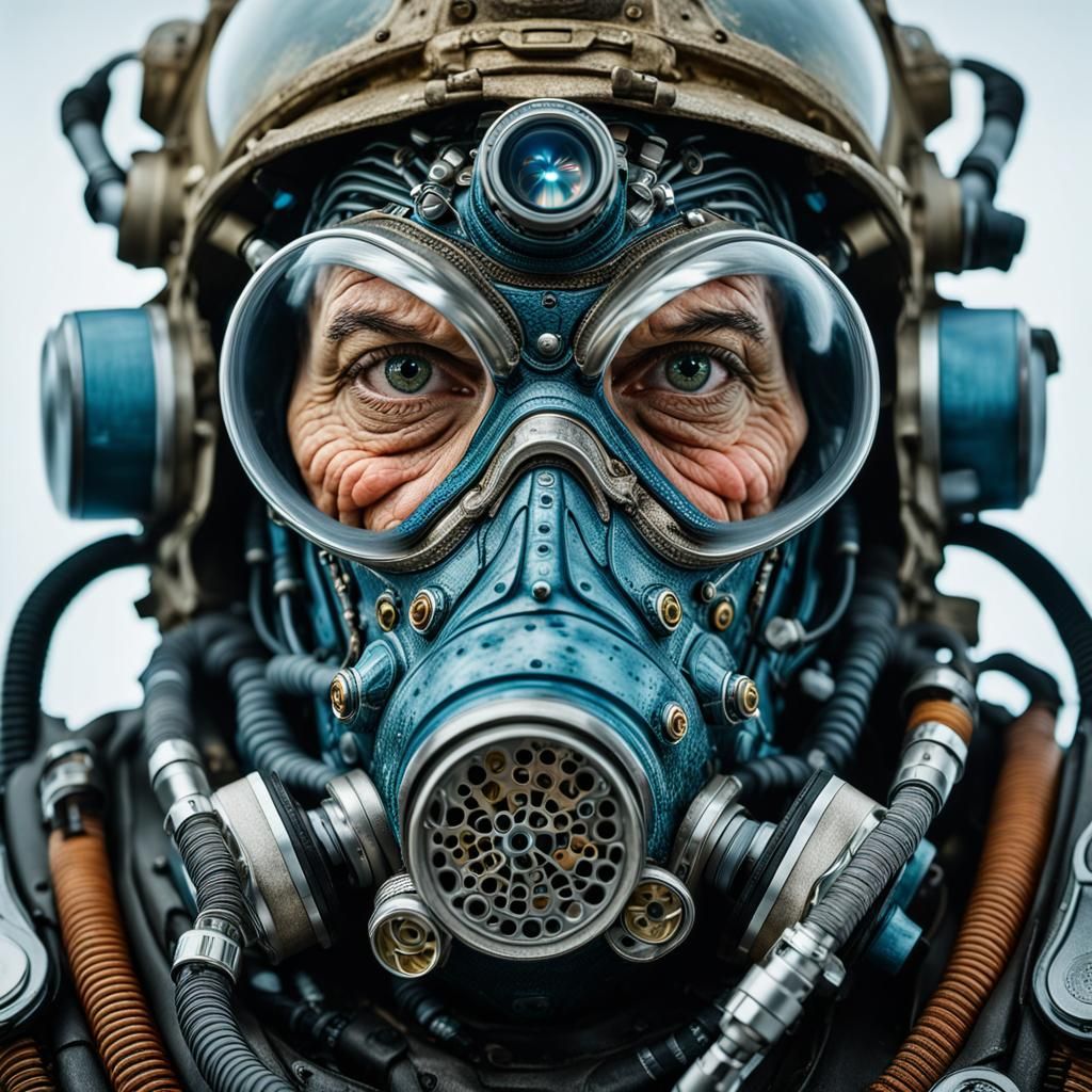 Alien Air Apparatus: Cinematic Portrait in Photographic Real...