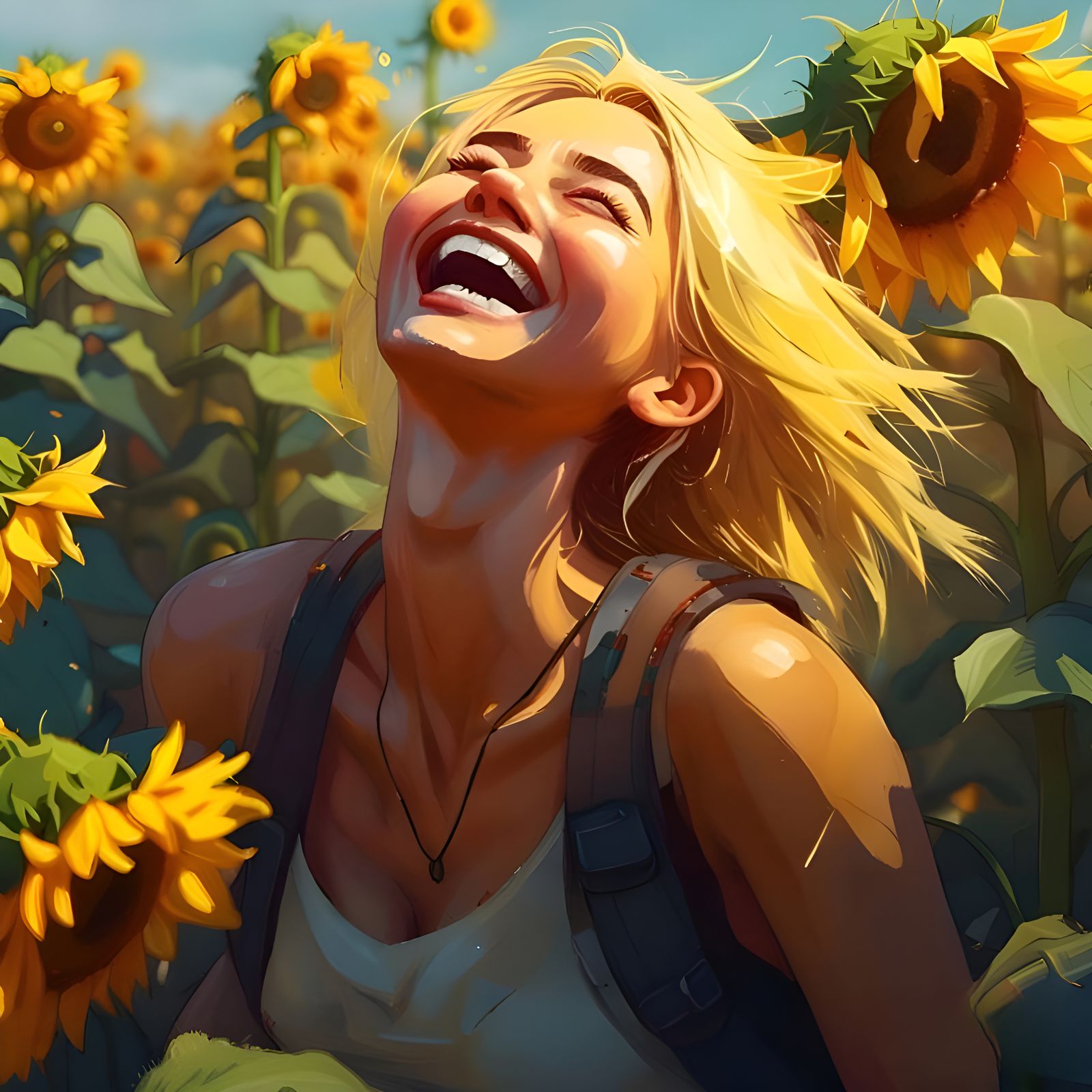 Sunflowers Bring Me Joy
