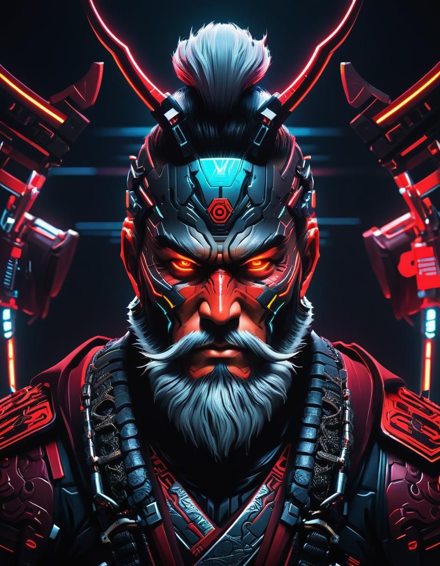 Cyberpunk Samurai