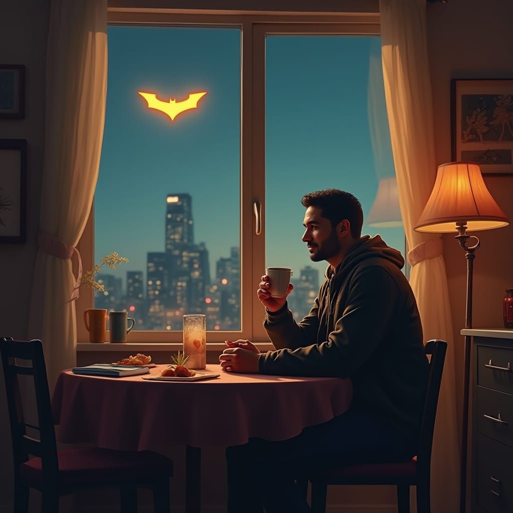 Everyday Hero in a Cozy Morning Moment