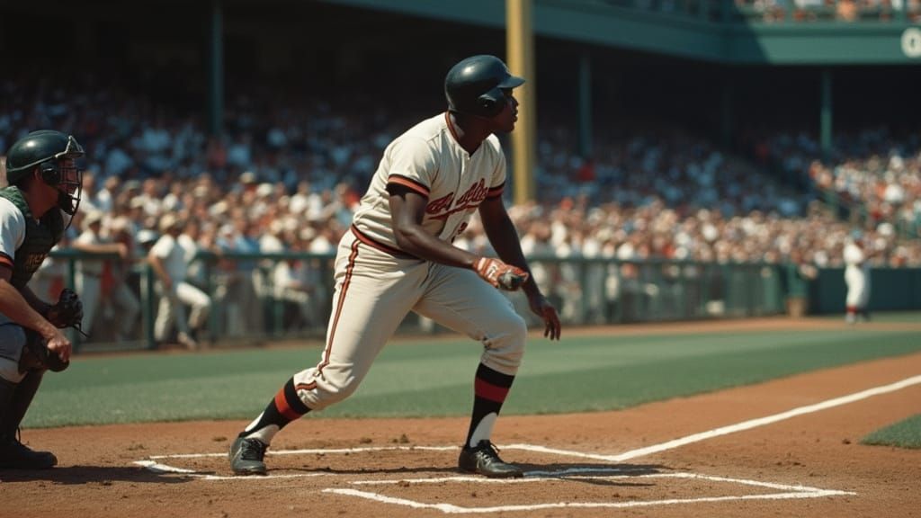 On April 8, 1974, Hank Aaron hit his 715th home run, breakin...