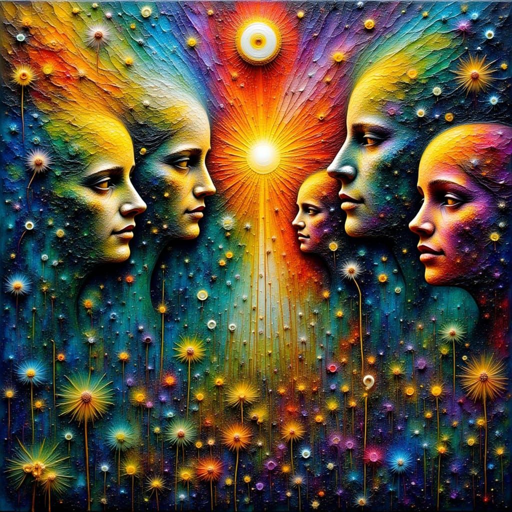 Mindscape of Emotions as ASCII Art